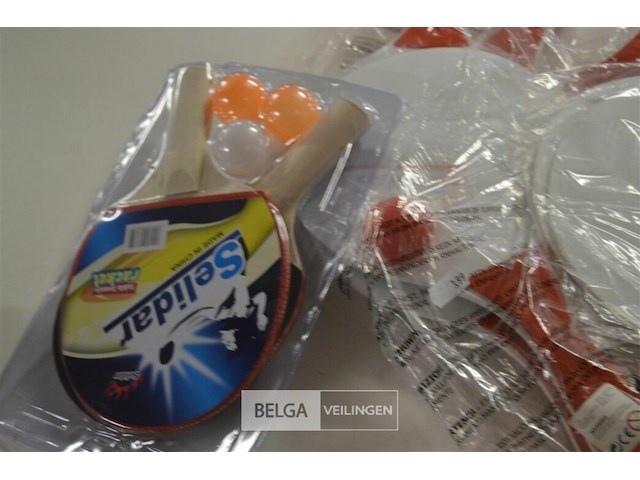 2 pingpongset, 2 tennisrakket - afbeelding 2 van  3