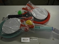 2 pingpongset, 2 tennisrakket - afbeelding 1 van  4