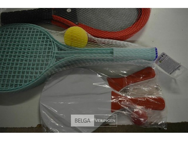 2 pingpongset, 2 tennisrakket - afbeelding 4 van  4