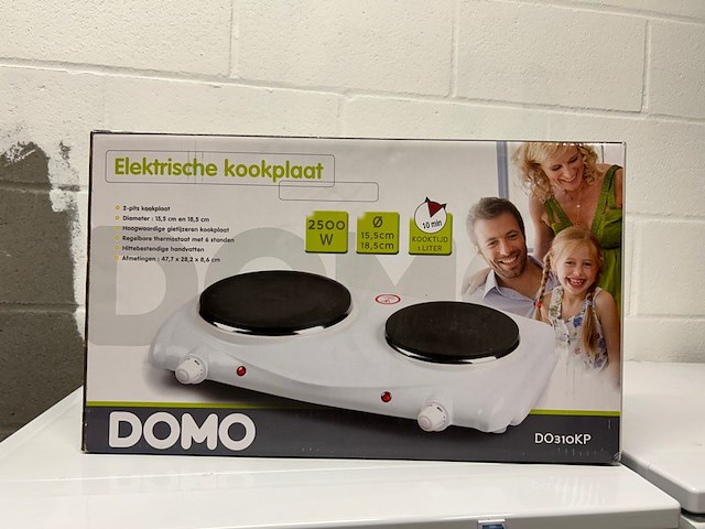2-pits kookplaat domo - afbeelding 1 van  4