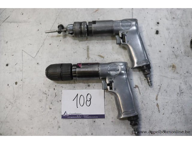 2 pneumatische boormachines, werking niet gekend - afbeelding 1 van  1