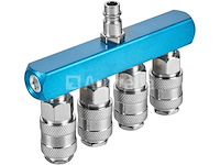 2 pneumatische snelkoppelingen 1/4" kraft&dele 2 - afbeelding 3 van  3