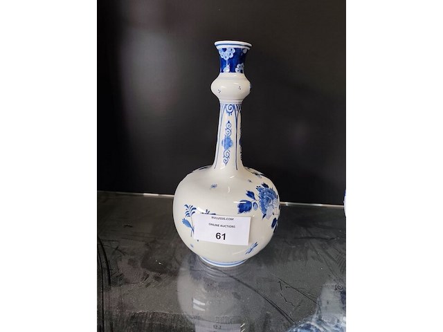 2 porseleinen vazen delft, porseleinen bonbonniere delft - afbeelding 2 van  9