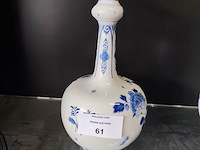 2 porseleinen vazen delft, porseleinen bonbonniere delft - afbeelding 2 van  9