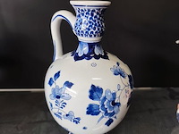 2 porseleinen vazen delft, porseleinen bonbonniere delft - afbeelding 5 van  9