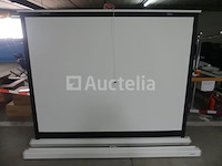 2 projecta intrekbare projectieschermen - afbeelding 3 van  3