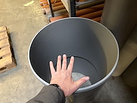 2 pvc afvoerbuizen - grijs - dia 490 - afbeelding 3 van  3