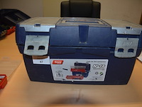 2 pvc gereedschapkisten fayg, pvc vakkendoos met koppelstukken, 2 vulkan lokring krimptangen (b425) - afbeelding 8 van  8