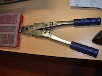 2 pvc gereedschapskisten fayg, 2 pvc vakkendozen met koppelstukken, 2 vulkan lokring krimptangen (b425) - afbeelding 2 van  13