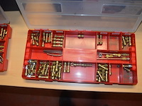 2 pvc gereedschapskisten fayg, 2 pvc vakkendozen met koppelstukken, 2 vulkan lokring krimptangen (b425) - afbeelding 8 van  13