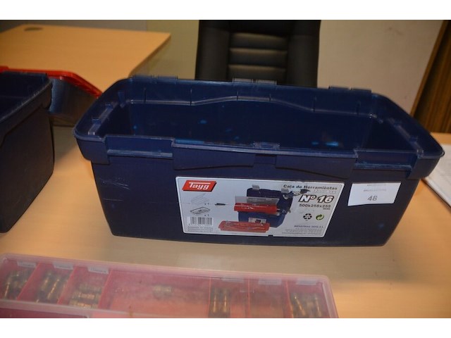 2 pvc gereedschapskisten fayg, 2 pvc vakkendozen met koppelstukken, 2 vulkan lokring krimptangen (b425) - afbeelding 11 van  13