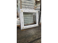 2 pvc ramen – wit/antraciet – volledige raamgehelen - afbeelding 2 van  5