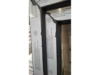 2 pvc ramen – wit/antraciet – volledige raamgehelen - afbeelding 4 van  5