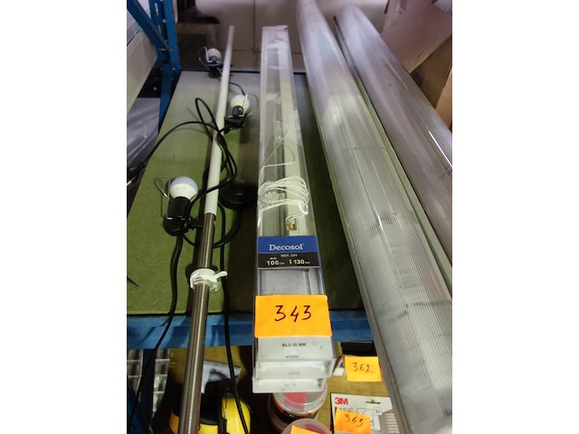 2 raamlamellen decosol h. 1,30 b. 1,00 m - afbeelding 1 van  1