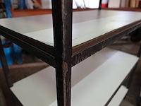 2 rekken met 5 schappen l. 1,75 x h. 0,87 x b. 0,40 m en 1 rek met 5 schappen l. 1,52 x h. 1,00 x b.0,80m - afbeelding 3 van  4