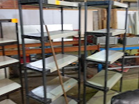 2 rekken met 5 schappen l. 1,75 x h. 0,87 x b. 0,40 m en 1 rek met 5 schappen l. 1,52 x h. 1,00 x b.0,80m - afbeelding 4 van  4