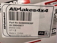 2 remschijven ferodo - afbeelding 4 van  4