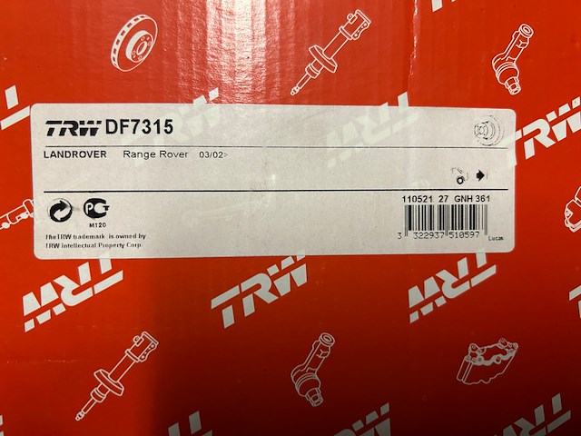 2 remschijven trw - afbeelding 1 van  3