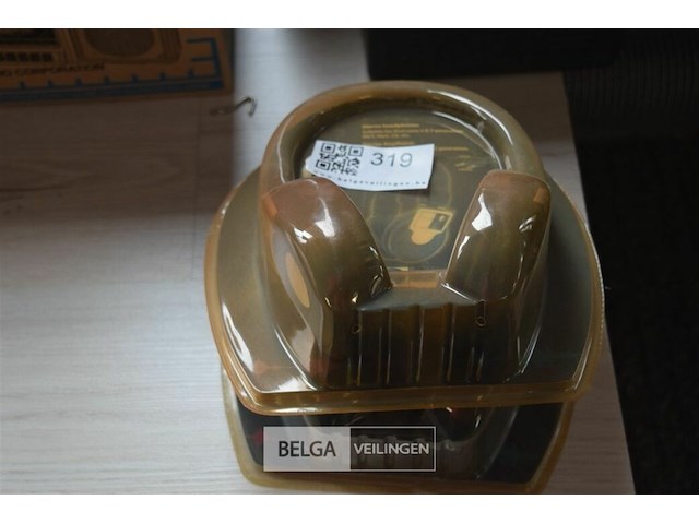 2 retro hoofdset - afbeelding 1 van  2