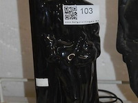 2 retro lampen ,man aan lichtpaal - afbeelding 3 van  4