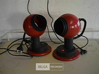 2 retro wandlampen met magneet - afbeelding 1 van  3