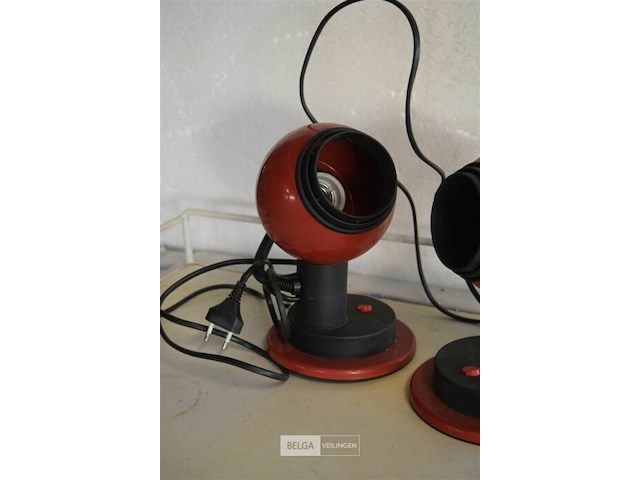 2 retro wandlampen met magneet - afbeelding 3 van  3