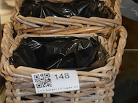 2 rieten mandjes - afbeelding 3 van  4