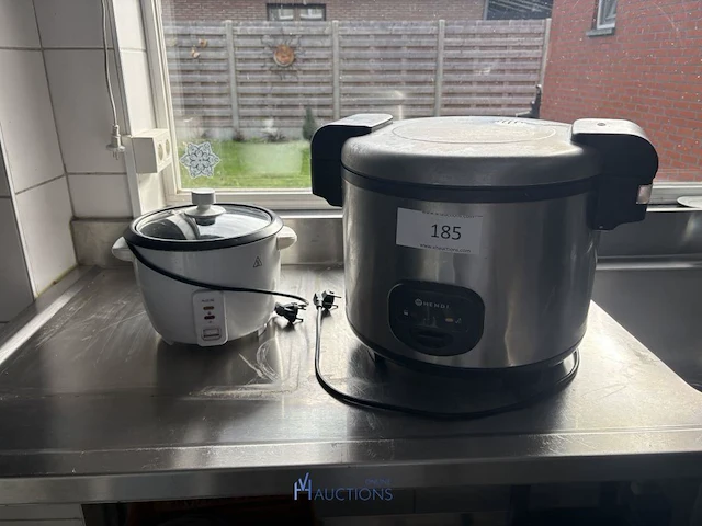 2 rijstkokers hendi en proline - afbeelding 1 van  12