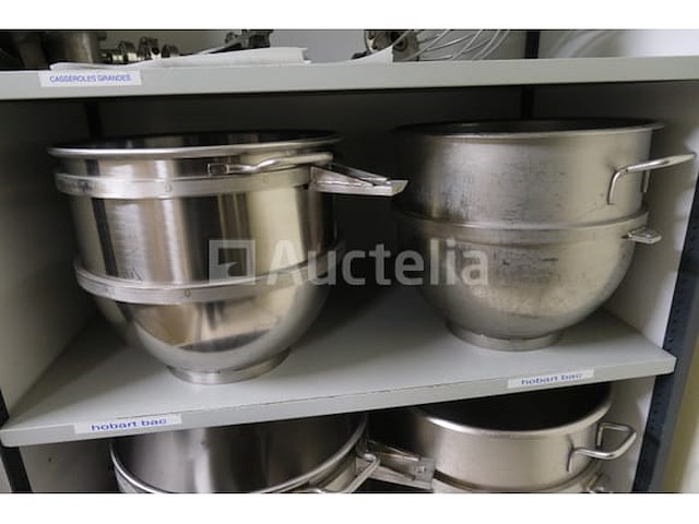 2 roestvrijstalen kommen voor de mixer - afbeelding 1 van  7