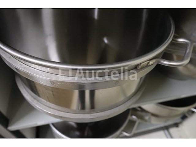 2 roestvrijstalen kommen voor de mixer - afbeelding 5 van  7