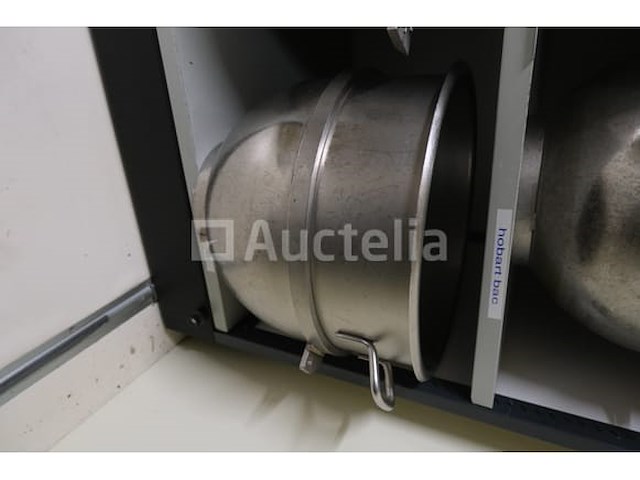 2 roestvrijstalen kommen voor de mixer - afbeelding 1 van  7