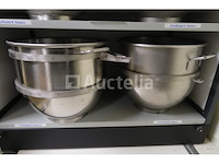 2 roestvrijstalen kommen voor de mixer - afbeelding 2 van  7