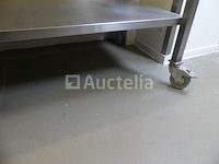 2 roestvrijstalen tafels - afbeelding 4 van  5