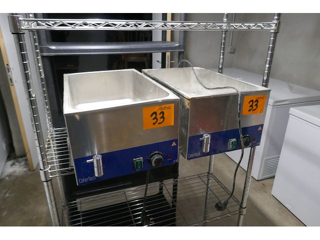 2 rvs bain maries catertech - afbeelding 1 van  4