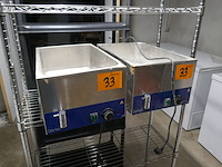 2 rvs bain maries catertech - afbeelding 1 van  4