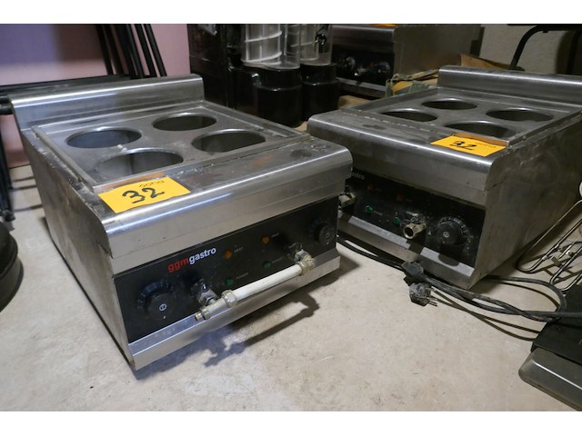 2 rvs pastakokers ggmgastro - afbeelding 1 van  5
