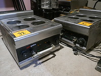 2 rvs pastakokers ggmgastro - afbeelding 1 van  5