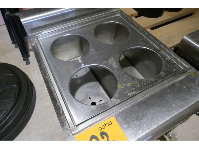 2 rvs pastakokers ggmgastro - afbeelding 3 van  5