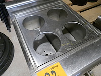 2 rvs pastakokers ggmgastro - afbeelding 3 van  5