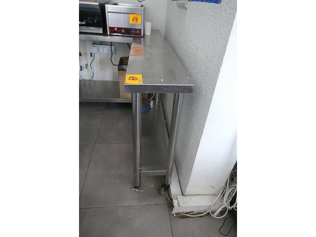2 rvs werktafels - afbeelding 2 van  5