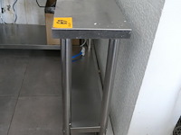 2 rvs werktafels - afbeelding 2 van  5