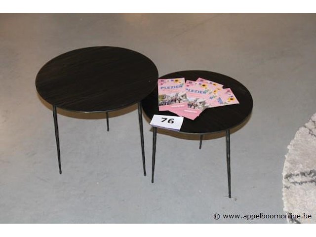 2 salontafeltjes - afbeelding 1 van  1