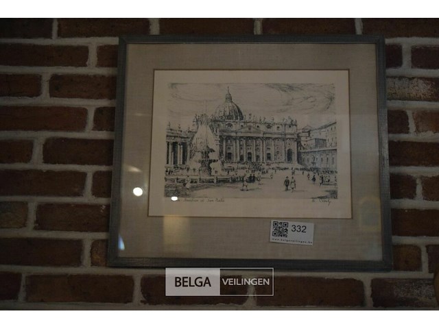 2 schilderijen en 1 pentekening - afbeelding 1 van  6