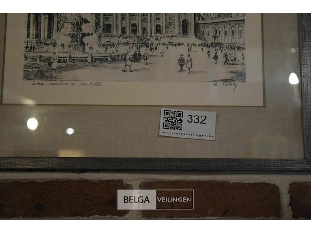 2 schilderijen en 1 pentekening - afbeelding 2 van  6