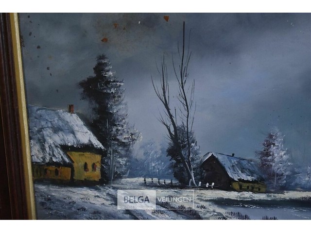 2 schilderijen met kader - afbeelding 2 van  7