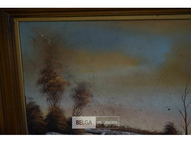 2 schilderijen met kader - afbeelding 5 van  7