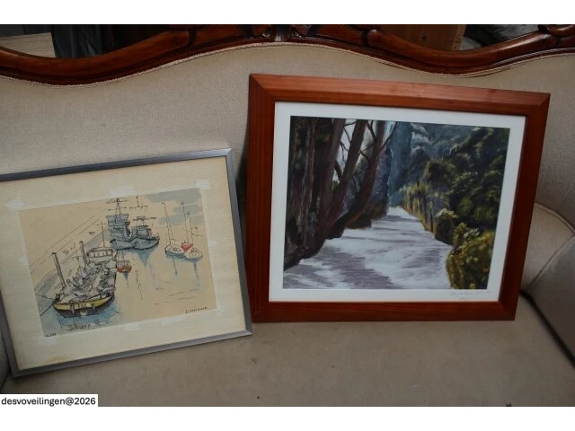 2 schilderijen - afbeelding 2 van  6