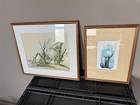 2 schilderijen - afbeelding 1 van  1