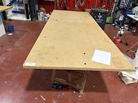 2 schragen met formica bovenblad - afbeelding 2 van  3