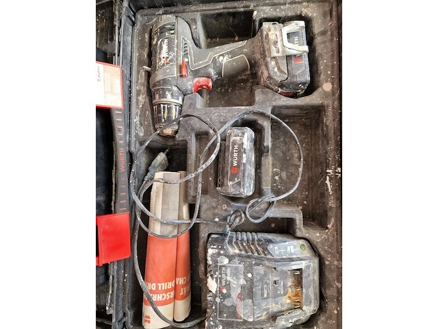 2 schroefmachines wurth op accu - afbeelding 4 van  6